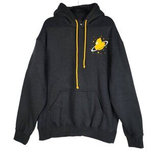 Quackity Planet Duck Five Hills Hoodie XL Black Used Excellent Condition